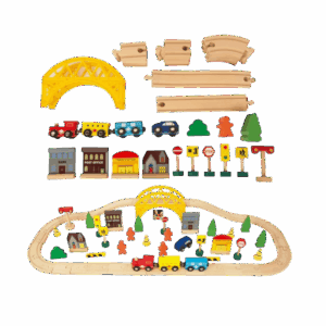 Wooden Train Set Starter Kit